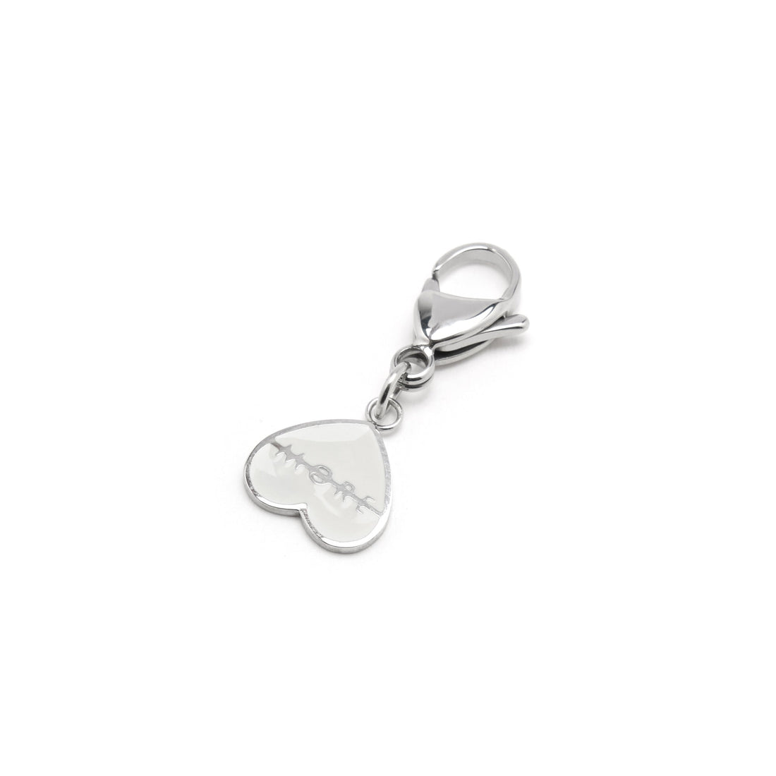 A-MORE Charm - Cuore Bianco
